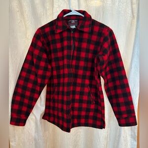 Johnson Children’s Jack Shirt  Buffalo Print Wool